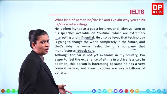 Advanced Level (Speaking) - Part 2 & 3 | Lesson 19 - Describe a foreign person you like| IELTS Exam