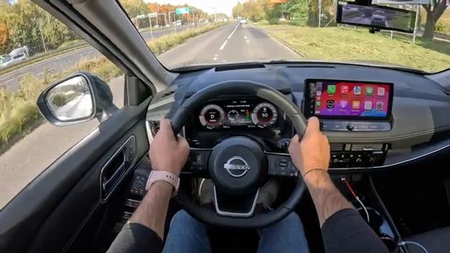 Новый Nissan XTrail Rogue 2025 15 VCT MHEV 163 hp POV Test Drive