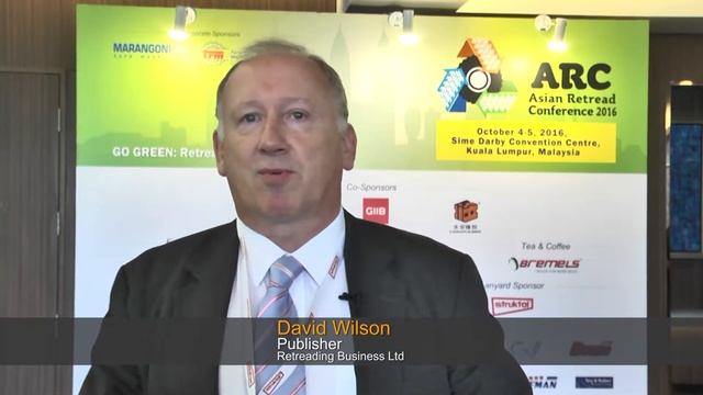 ARC 2016: David Wilson, Publisher, Retreading Business Ltd