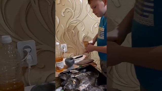 3 кг камбалы в духовке