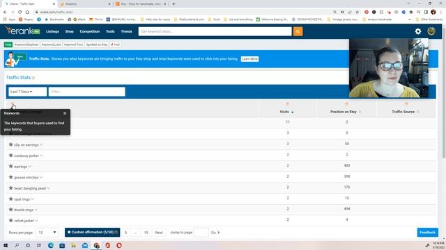 Как нашли мой листинг? Сайты помощники eRank - Статистика трафика