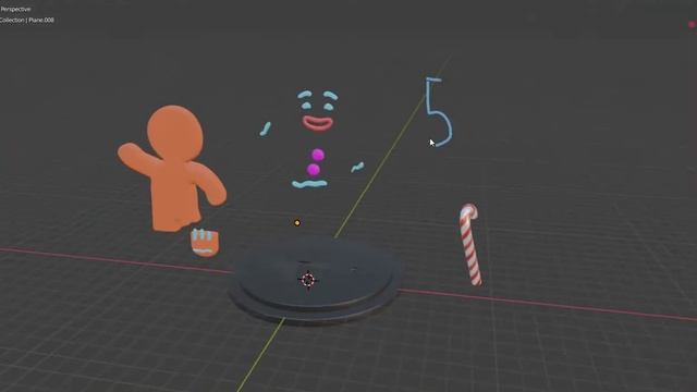 Gingerbread Man from Shrek 3D model for 3D print