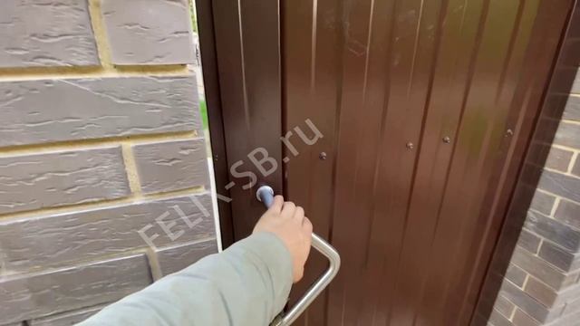 Работа биометрического считывателя СКУД управление калиткой | ФЕЛИКС-СБ