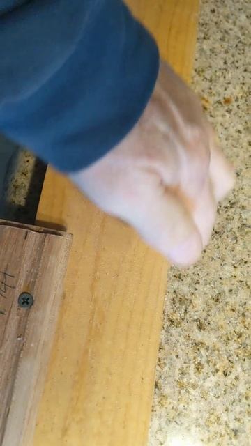 Cutting hardwood flooring plank angle.