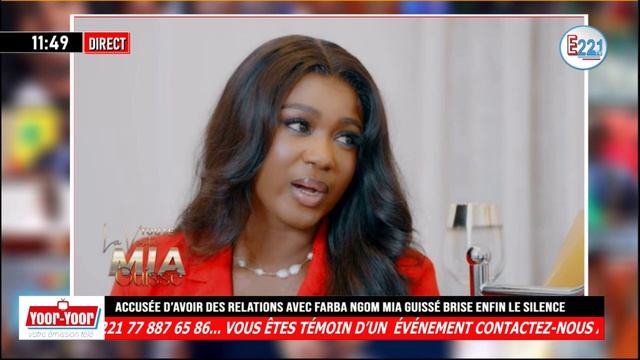 Ses Relations Avec Farba Ngom et Doro Gueye Révélées Par Ahmed Cissé,Mia Guissé Brise Enfin le Sil.