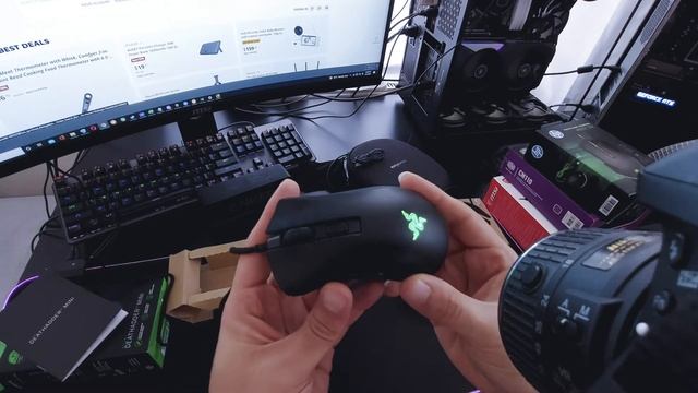 10$ Gaming Mouse  Razer Deathadder V2 Unboxing