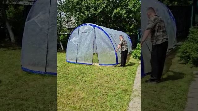 Чехол из армированной пленки с боковым проветриванием