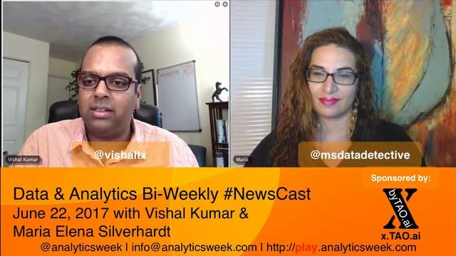 Data & Analytics Bi-Weekly Newsletter Cast June 22, 2017