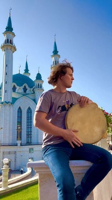 Solo on the daire, a rare instrument originally by Crimean Tatars ✨ #bendir #doyra #daire #framedrum