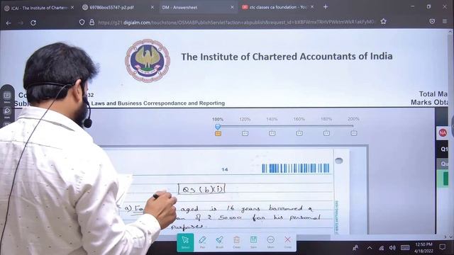 🔥 ICAI CHECKING I CA Foundation Business Law Paper I CTC Classes I MUST WATCH