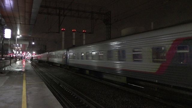 Электровоз ЭП2К-270 (ТЧЭ-6) со скорым поездом №135А Санкт-Петербург - Махачкала.