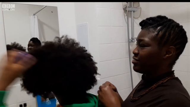 Natural Hair Billboard Campaign on BBC London TV