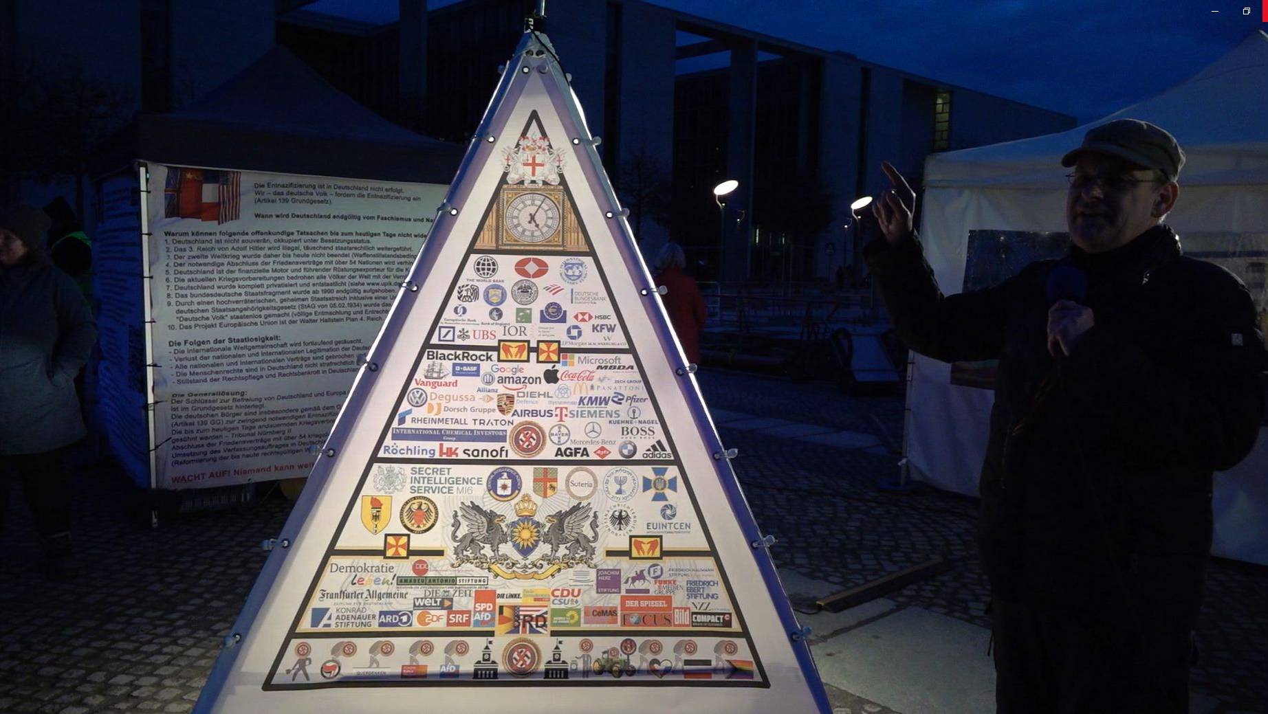 Rauten-Priester Donald Trump #Goldmann & Sachs #Rothschild #Soros Reichstag Berlin 25.01.2025