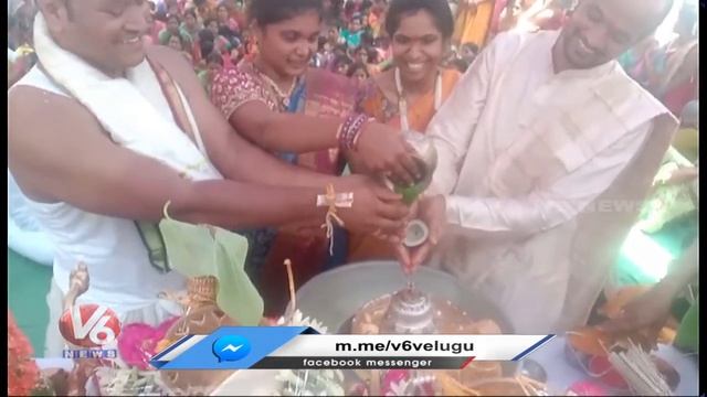 Sri Rama Navami Kalyanam 2022  Celebration In Suraram Colony At Medchal  | V6 News