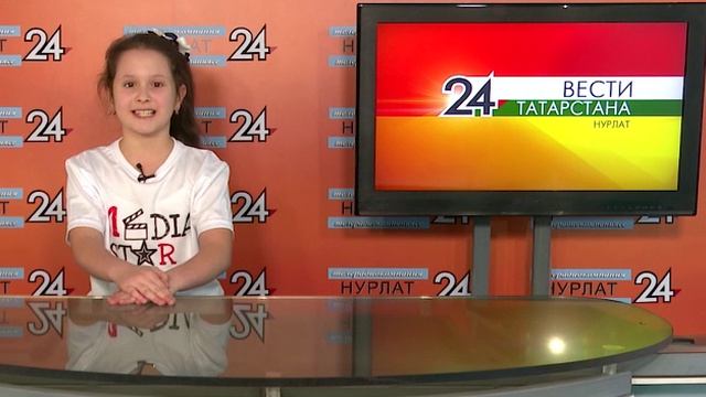 Прогноз погоды на Нурлат ТВ рассказывает Софья Шугаева( 9 лет)