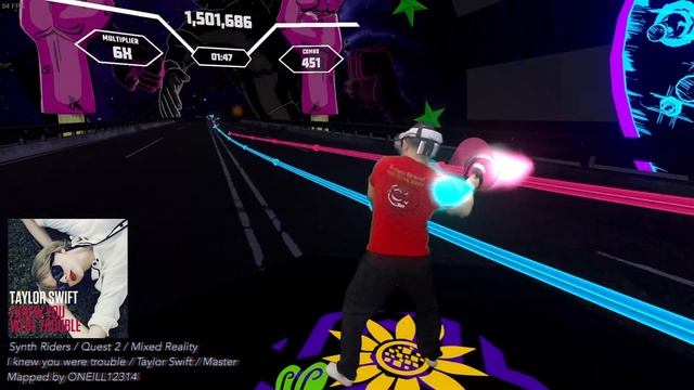 Synth Riders / I knew you were trouble / Taylor Swift / Master / Mixed Reality