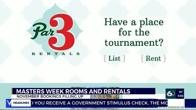 November Masters Week Hospitality Business Booming