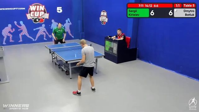 03:30 Serhii Kirieiev 2-3 Dmytro Batiuk  South 6 WIN CUP 30.10.2022 WINCUP | TABLE TENNIS