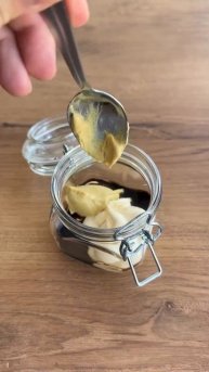 Кремовая бальзамическая заправка для салата #обеды #рецепты #ужины #рецепт #закуски #еда