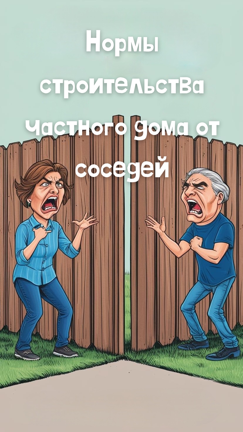 Нормы строительства частного дома от соседей #частныйдом #строительство #участок #стройка