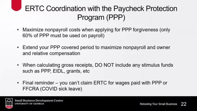 Employee Retention Tax Credit Webinar, hosted by Small Business Series
