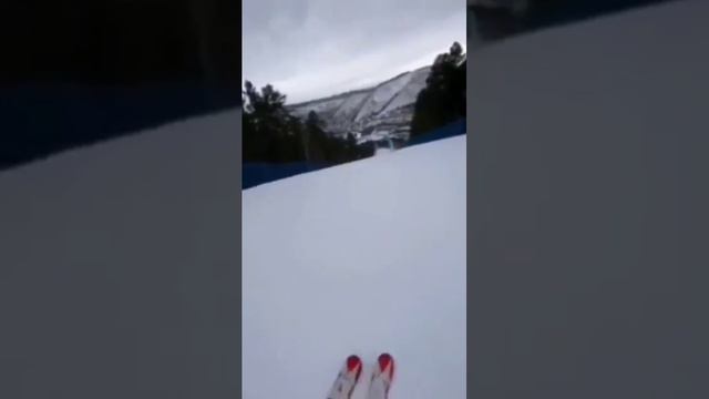 Фанпарк Бобровый Лог .Спуск моего сына на горнолыжном курорте