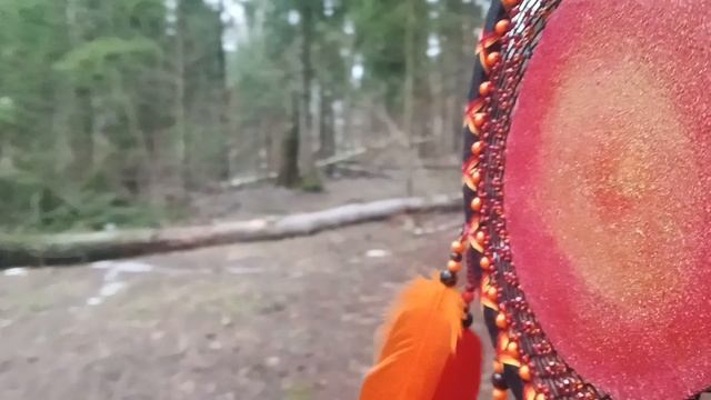 Ловец снов "Конь Огонь" авторский, с росписью