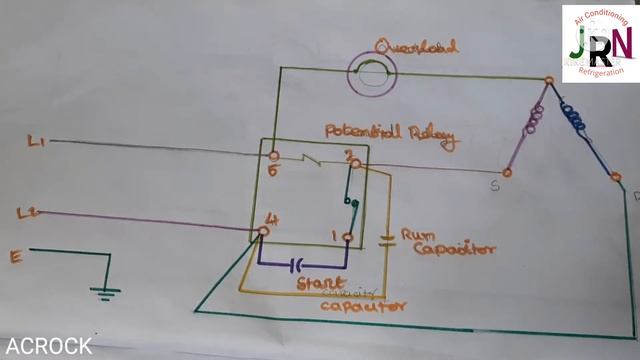 HOW DOES COMPRESSOR  POTENTIAL RELAY WORK  || IN TAMIL || HVAC ||ACROCK | #water cooler |