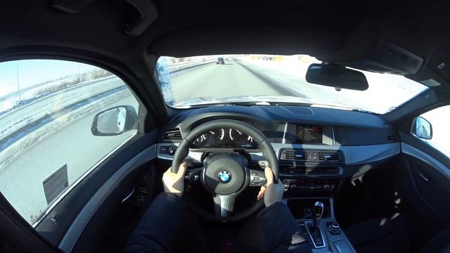 2015 BMW 520i F10. City Driving.