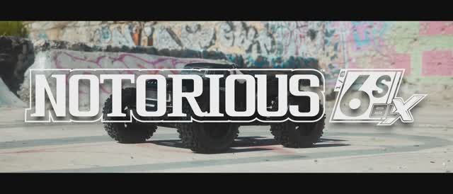 ARRMA RC NOTORIOUS 6S BLX RTR Экстримальные трюки в стиле ретро [ARA8611V6]