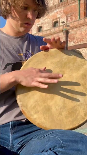 Crimean-Tatar daire and Sujumbike Tower ✨ #framedrum #drums #doyra #bendir #daf #iranmusic #türk