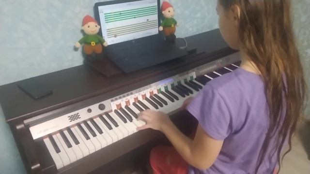 Учимся читать ноты с программой Софт Моцарт, Татьяна 12 лет