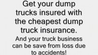 Dump Truck Insurance Delivers Protection