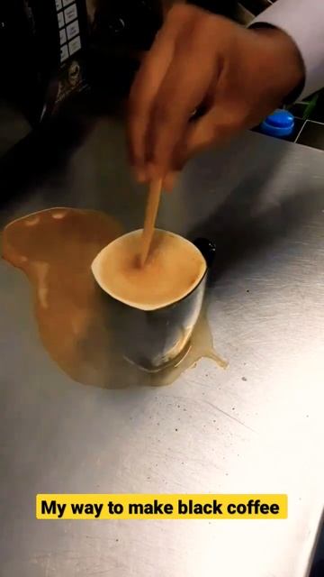 Black Coffee #hotbeverage #coffee #cappuccino #cafelatte #viral #viralshorts #caffeine  #coffeetime