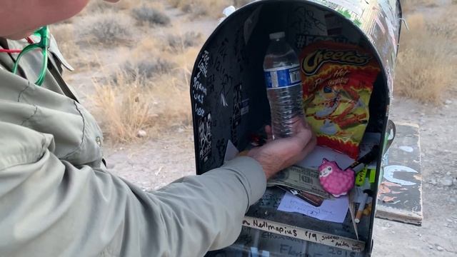 We Visit The Mysterious Black Mail Box Outside Area 51.