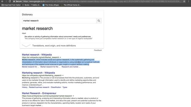Importance of Market Research to Develop a company or an agency in Telugu