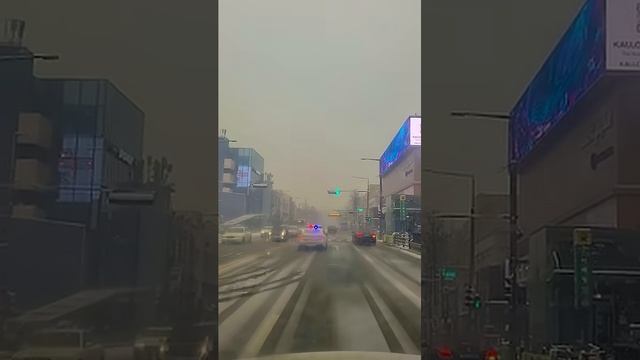 폭설 아태원로 출근길 Snowy ITAEWON-ro, SEOUL