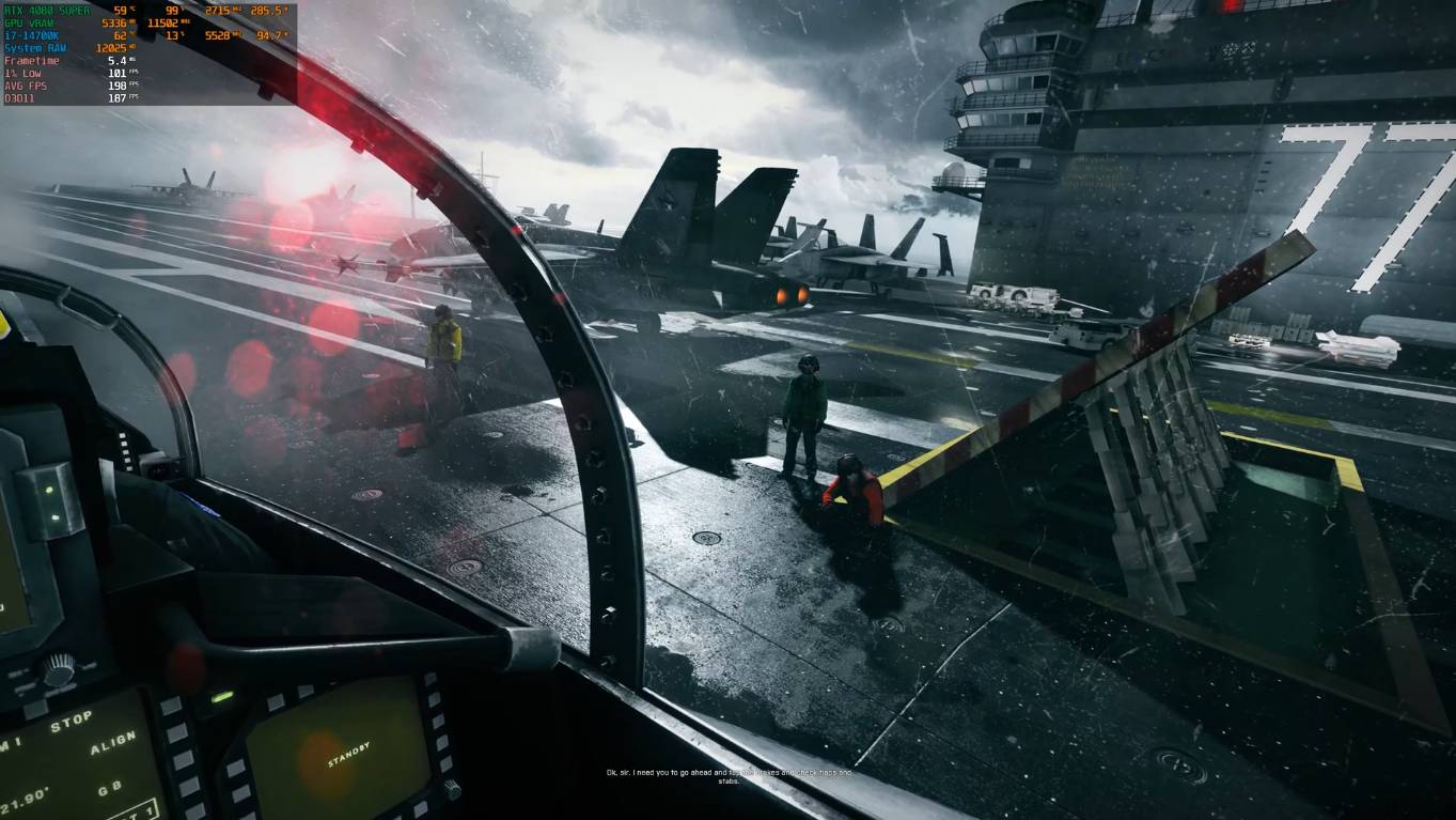 Battlefield 3    FA-18 Воздушный бой    RTX 4080 SUPER  4K Ultra Settings
