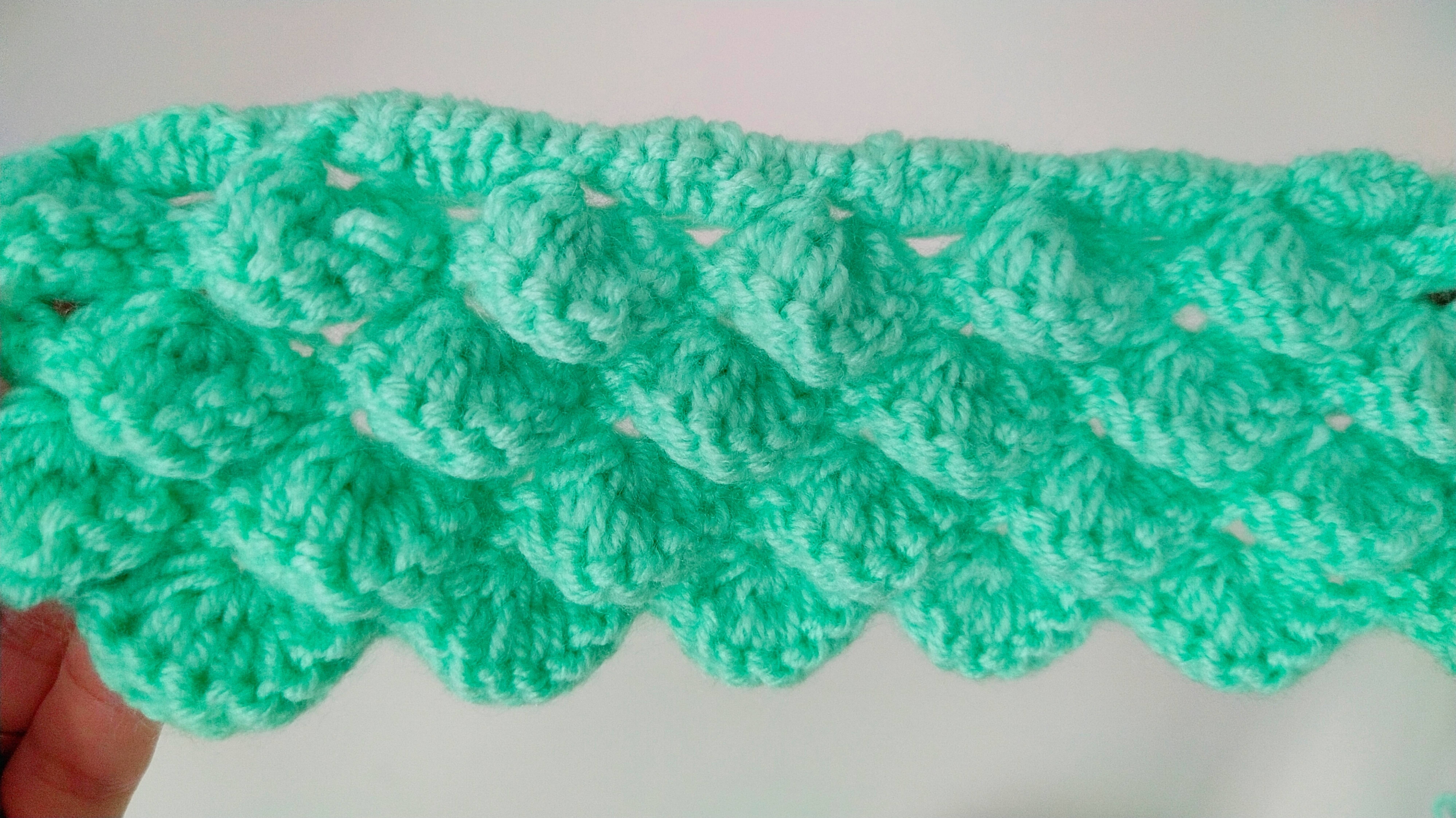 Объемный узор спицами ✅