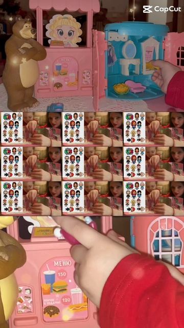 Маша и Медведь в гостях в Toca world