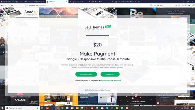 HTML & wordpress Theme Selling business for sale via flippa ( templatemonster.com )