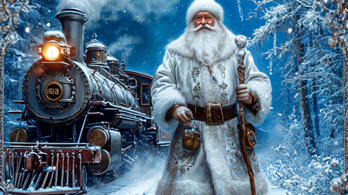 ©Дед Мороз и паровоз-Сергей Весенин-стихи