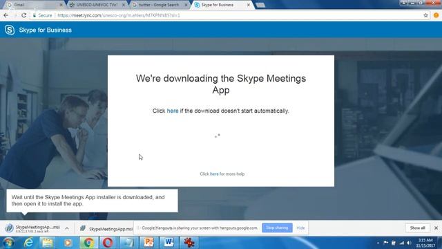 How to join a webinar hosted on Skype for Business
