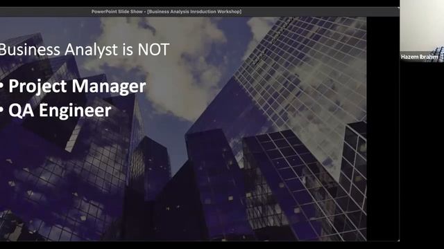 Business Analysis in one hour