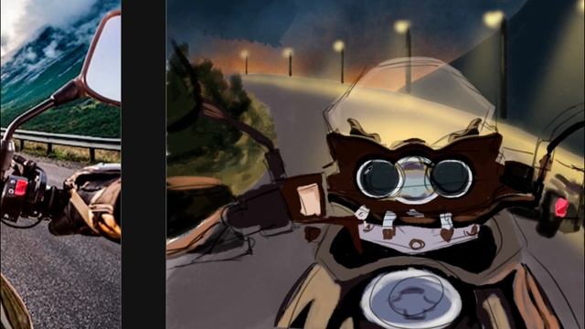 ARatnikova - The Speed (Скорость) (CG timelapse art) [2023]