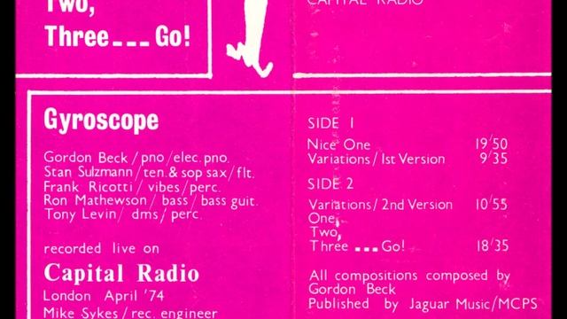 Gyroscope – One, Two, Three ... Go! (1974)