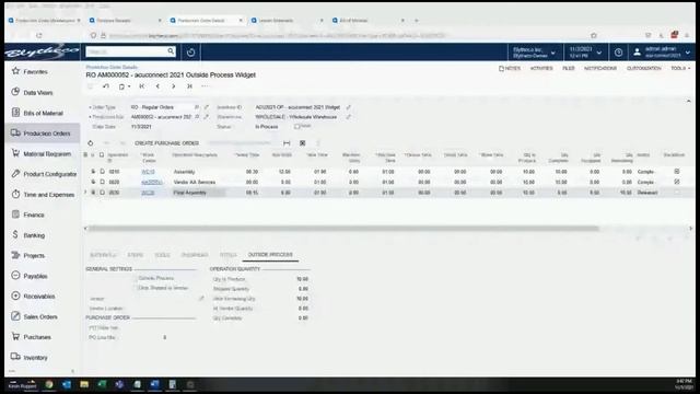 acuCONNECT 2021: Advance Your Business with Acumatica Advanced Manufacturing