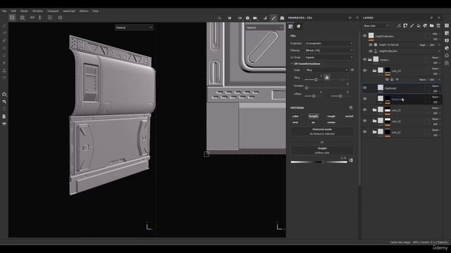4 - 04Scifi Wall in Substance Painter