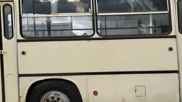 Ikarus 280 первый выезд за ворота