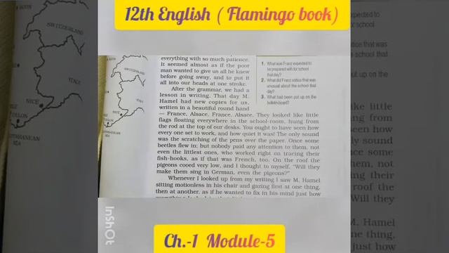 12th.  Sub.- English ( Flamingo) Ch. -1. Module -5